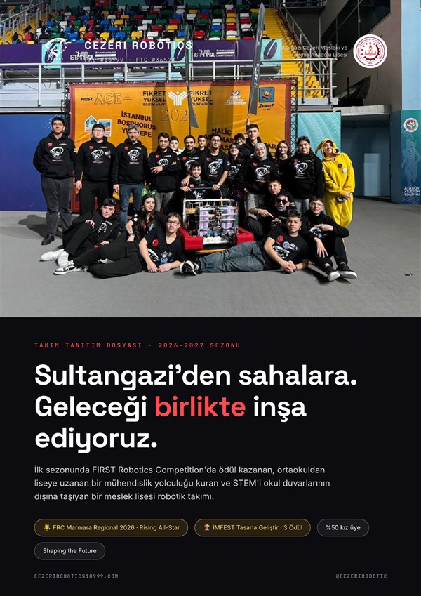 Takım Tanıtım Dosyası kapağı
